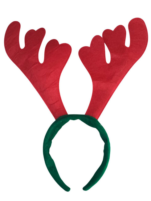 BookMyCostume Christmas Red Reindeer Animal Antlers Head Band Kids Fancy Dress Costume Accessory